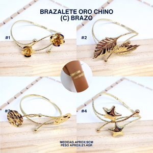 BRAZALETE ORO CHINO (C) BRAZO