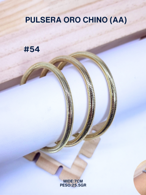 PULSERA ORO CHINO (AA)