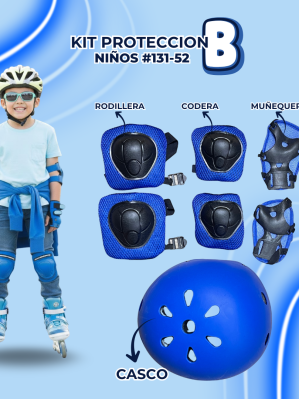 KIT DE PROTECCION (B) NIÑO CON CASCO #131-52