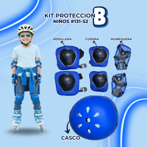 KIT DE PROTECCION (B) NIÑO CON CASCO #131-52