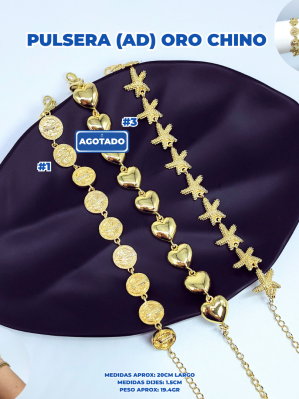 PULSERA (AD) ORO CHINO