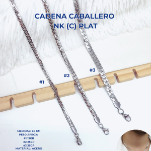 CADENA CABALLERO NK (C) PLAT