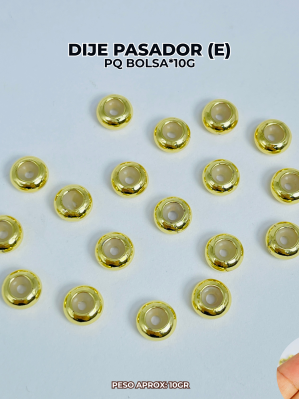 DIJE PASADOR (E) PQ BOLSA*10GR