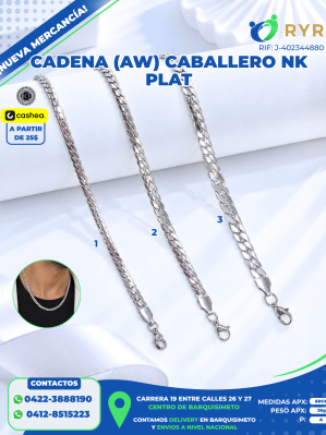 CADENA (AW) CABALLERO NK  PLAT