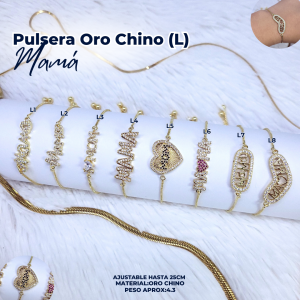 PULSERA ORO CHINO (L) MAMÁ