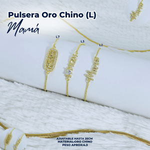 PULSERA ORO CHINO (L) MAMÁ