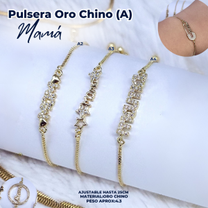PULSERA ORO CHINO (A) MAMÁ