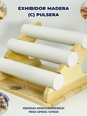 EXHIBIDOR MADERA (C) PULSERA