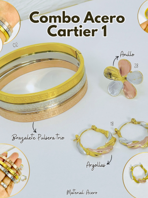 COMBO ACERO CARTIER