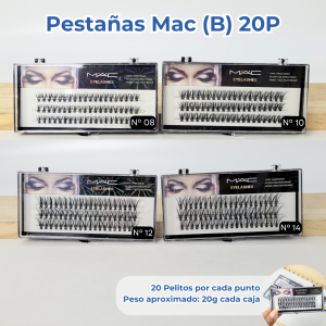 PESTAÑAS MAC (B) 20P