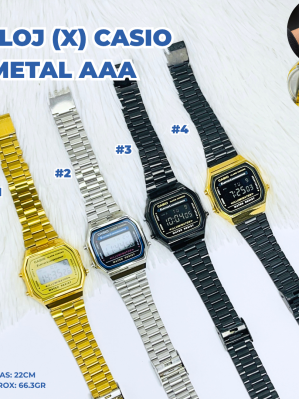 RELOJ (X) CASIO METAL AAA