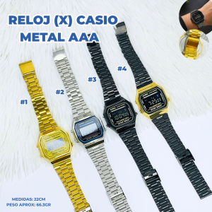 RELOJ (X) CASIO METAL AAA