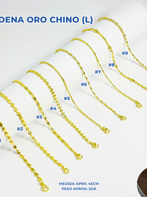 CADENA ORO CHINO (L)