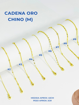 CADENA ORO CHINO (M)