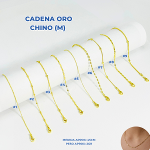 CADENA ORO CHINO (M)
