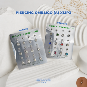 PIERCING OMBLIGO (A) X12PZ