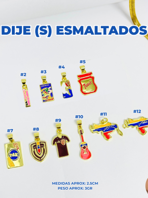 DIJE (S) ESMALTADOS