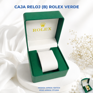 CAJA RELOJ (B) ROLEX VERDE