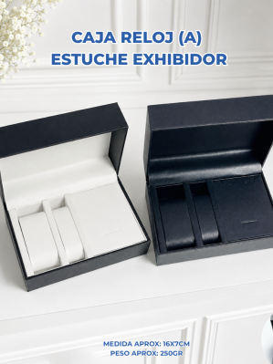 CAJA RELOJ (A)  ESTUCHE EXHIBIDOR