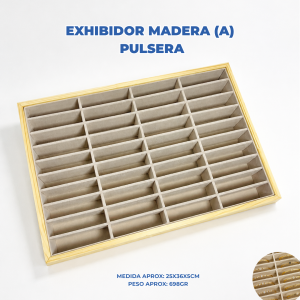 EXHIBIDOR MADERA (A)  PULSERA