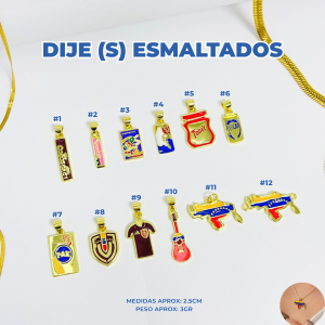 DIJE (S) ESMALTADOS