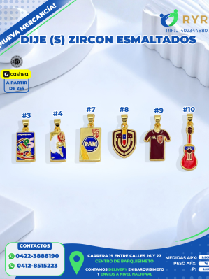 DIJE (S) ZIRCON ESMALTADOS