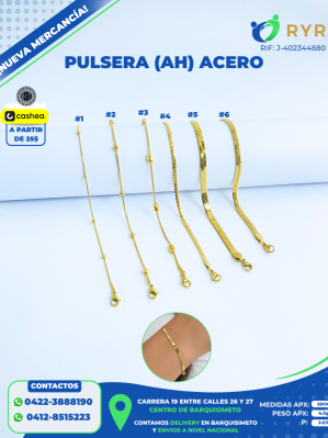 PULSERA (AH) ACERO