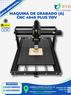 MAQUINA DE GRABADO (A) CNC 4540 PLUS 110V