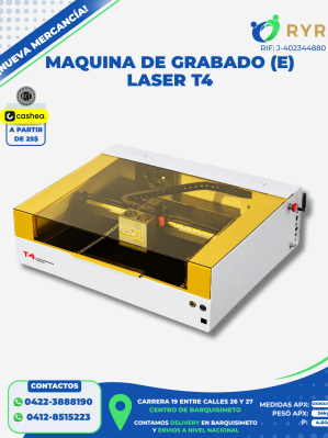 MAQUINA DE GRABADO (E) LASER T4