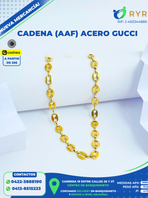 CADENA (AAF) ACERO GUCCI