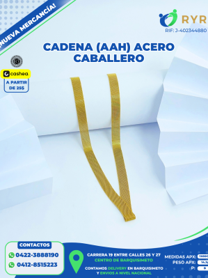 CADENA (AAH) ACERO CABALLERO