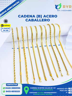 CADENA (B) ACERO CABALLERO
