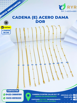 CADENA (E) ACERO DAMA DOR