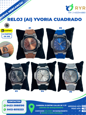 RELOJ (AI) YVORIA CUADRADO