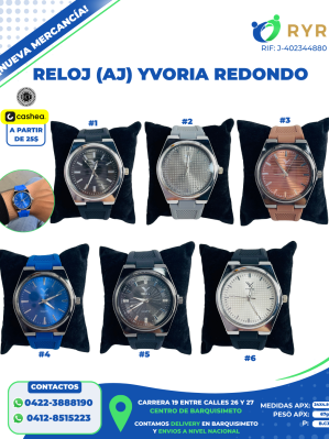 RELOJ (AJ) YVORIA REDONDO