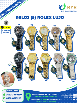RELOJ (5) ROLEX LUJO