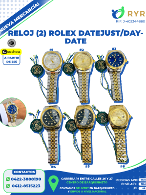 RELOJ (2) ROLEX DATEJUST/DAY-DATE